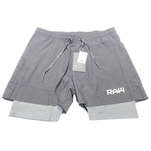 Raw Gear Other - Rawgear RAW-TEK 2-in-1 Men's Training Shorts Size L NWT READ